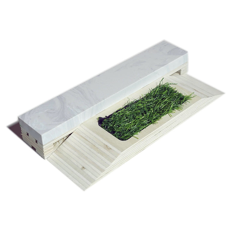 Marble-Topped Planter Ramp Fingerboard Setup