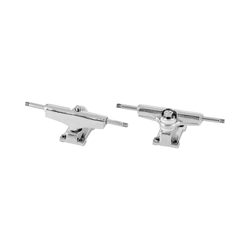 Lightweight Metal Fingerboard Trucks - Precision Steering, Universal Wheel Fit