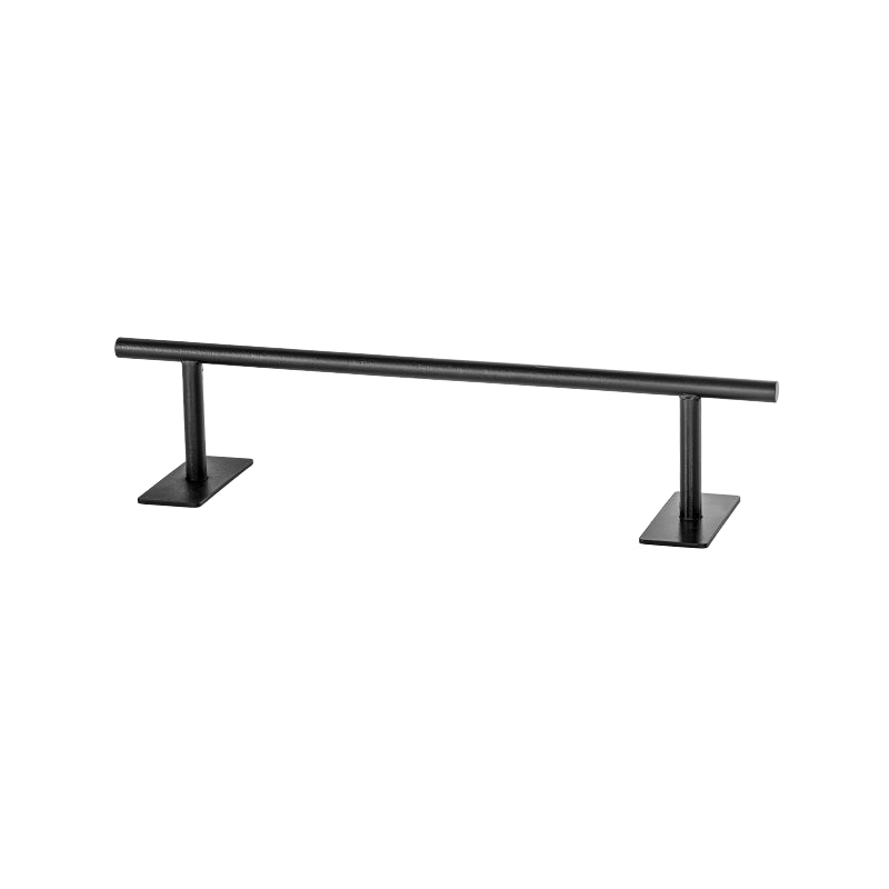 Black Circular Fingerboard Ramp Rail - Durable Training Obstacle for Tricks & Grinds