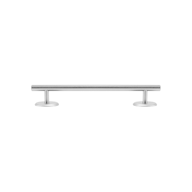 Silver Low-Profile Fingerboard Ramp Rail - Compact Circular Base for Smooth Grinds & Tricks