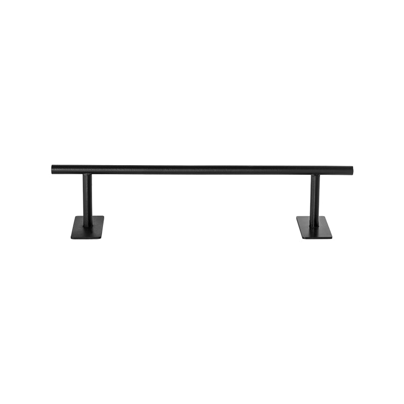 Black Circular Fingerboard Ramp Rail - Durable Training Obstacle for Tricks & Grinds