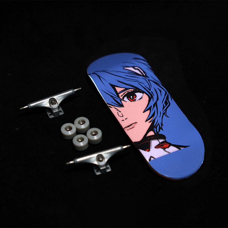 Cybernetic Blue-Haired Pilot Fingerboard
