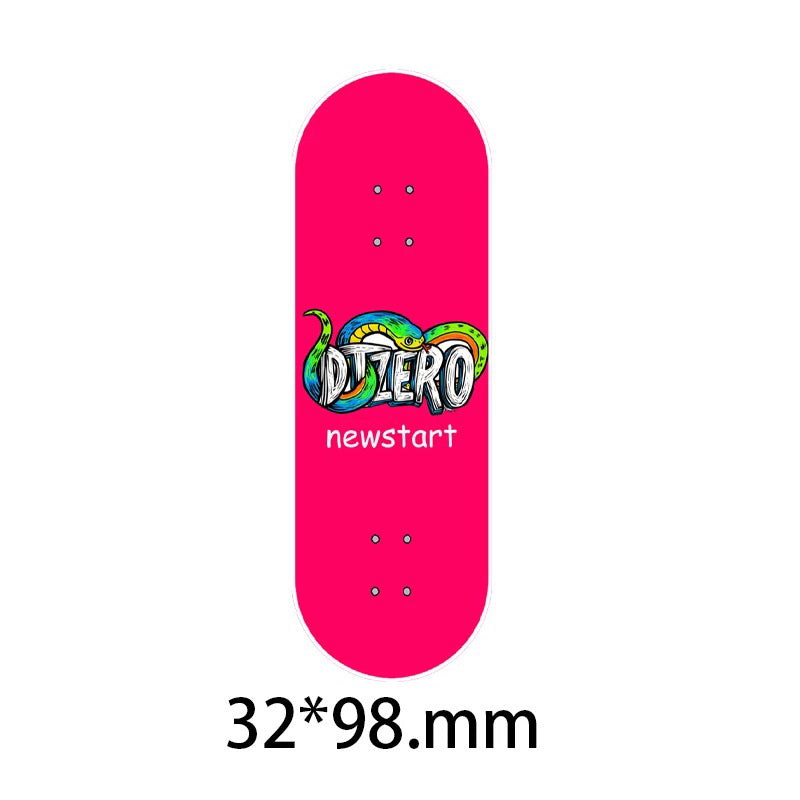 Green Snake Pro Complete Fingerboard Set - 32mm & 30.5mm Premium Fingerboard with Eureka V3 Trucks & 85D Urethane Wheels